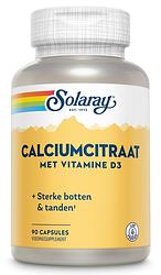 Foto van Solaray calciumcitraat met vitamine d3 capsules