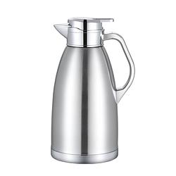 Foto van Cheffinger thermoskan 2.3 liter zilver - rvs inox - themosfles - isoleerkan