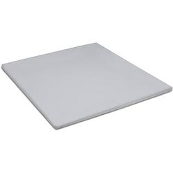 Foto van Cinderella badstof topper hoeslaken light grey-80/90 x 200/210 cm