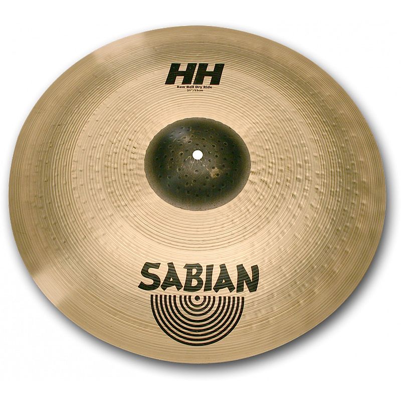 Foto van Sabian hh 21 inch raw bell dry ride bekken