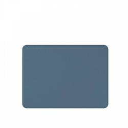 Foto van Mesapiu placemats lederlook blauw 33 x 45 cm, per 6