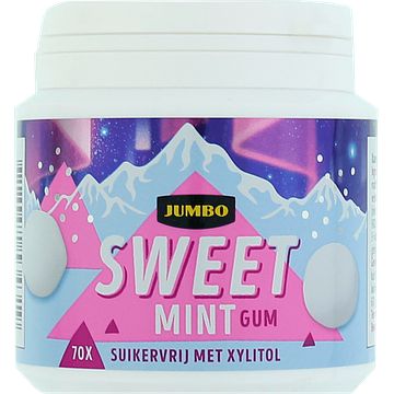 Foto van Jumbo sweet mint gum 105g