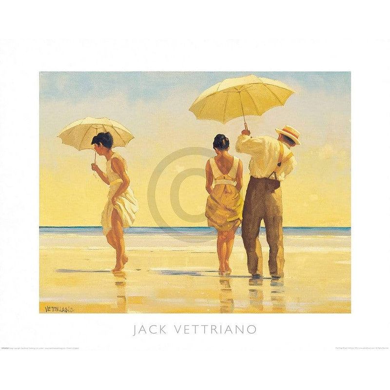 Foto van Jack vettriano - mad dogs kunstdruk 50x40cm