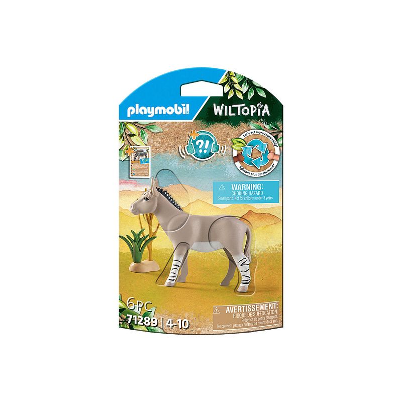 Foto van Playmobil wiltopia wiltopia - african wild donkey