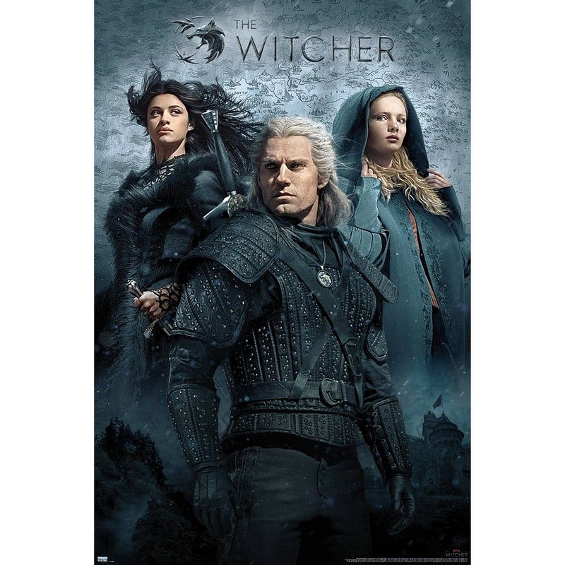 Foto van Gbeye the witcher key art poster 61x91,5cm