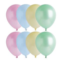 Foto van Ballonnen regenboog - set van 8