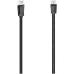 Foto van Hama usb-c-kabel, usb-c-stekker - micro-usb-stekker, usb 2.0, 480 mbit/s, 0,75 m kabel zwart