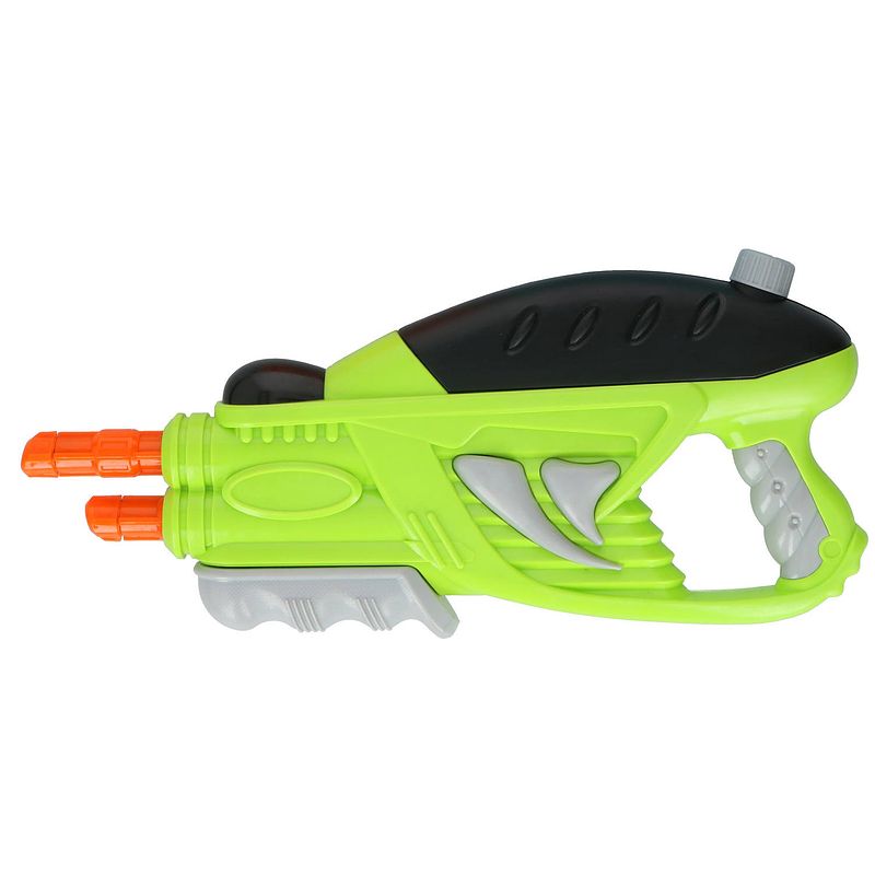 Foto van 1x waterpistolen/waterpistool groen van 42 cm 350 ml kinderspeelgoed - waterpistolen