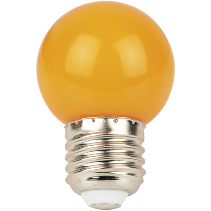Foto van Showgear g45 led bulb e27 oranje