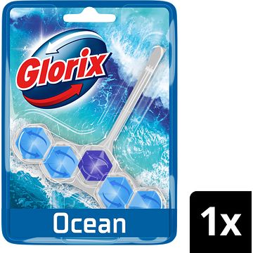 Foto van Glorix power clean toiletblok ocean 1 stuk bij jumbo