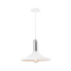 Foto van Quvio hanglamp rond wit - quv5173l-white