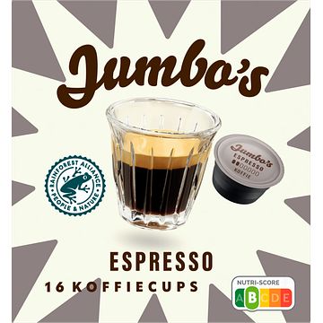 Foto van Jumbo'ss espresso koffiecups 16 stuks