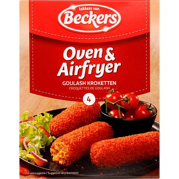 Foto van Beckers oven & airfryer goulash kroketten 4 x 80g bij jumbo