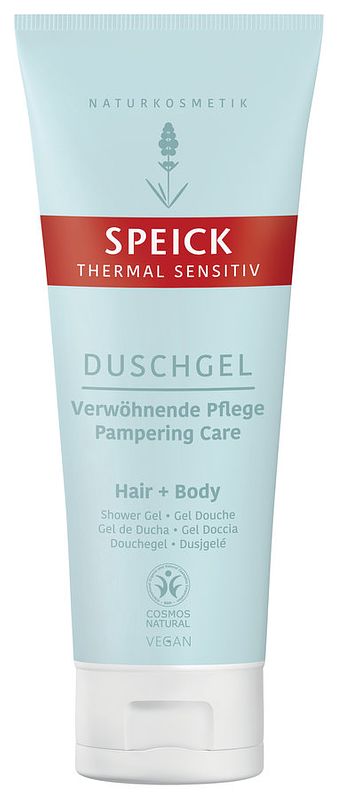 Foto van Speick thermal sensitiv douchegel hair + body