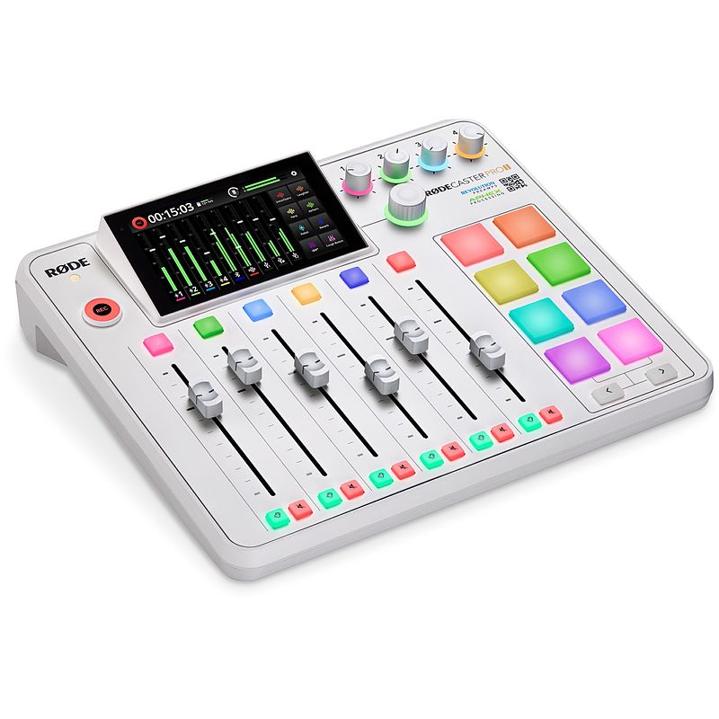 Foto van Rode rodecaster pro ii wit