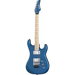 Foto van Kramer guitars original collection pacer classic radio blue metallic elektrische gitaar met top-mounted floyd rose special