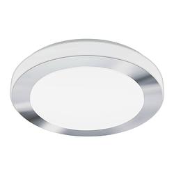 Foto van Eglo batholino led carpi - wand/plafondlamp - ø38,5cm - wit, chroom