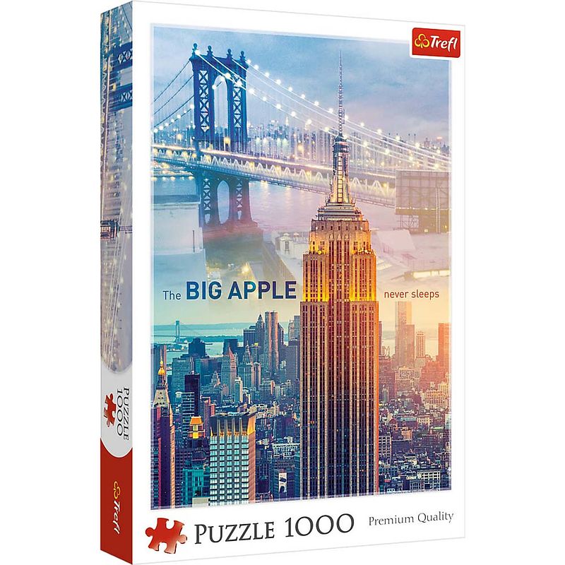 Foto van Massamarkt puzzel new york bij zonsopgang 1000pcs