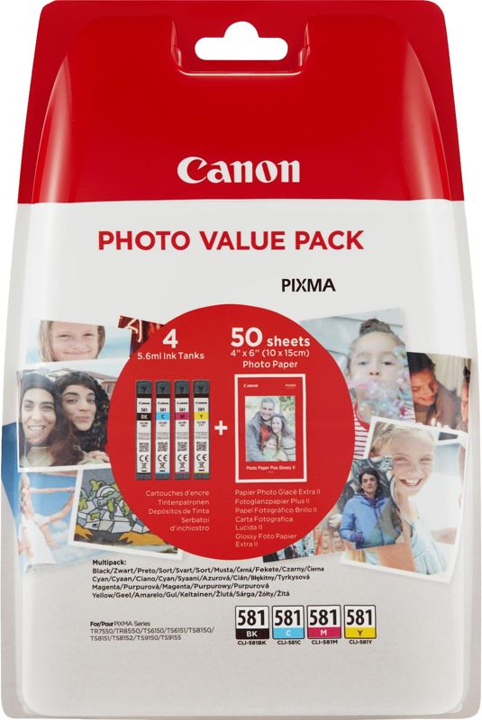 Foto van Canon cli-581 value pack