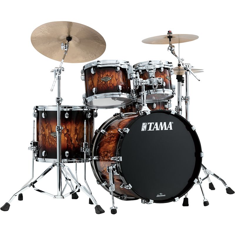 Foto van Tama wbs42s-mbr starclassic w/b molten brown burst 4d. shellset