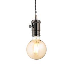 Foto van Ideal lux - doc - hanglamp - metaal - e27 - grijs