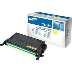 Foto van Samsung clt-y5082s - geel - origineel - tonercartridge (su53 3a) - voor samsung clp-620, clp-670, clx- 6220, clx- 6250