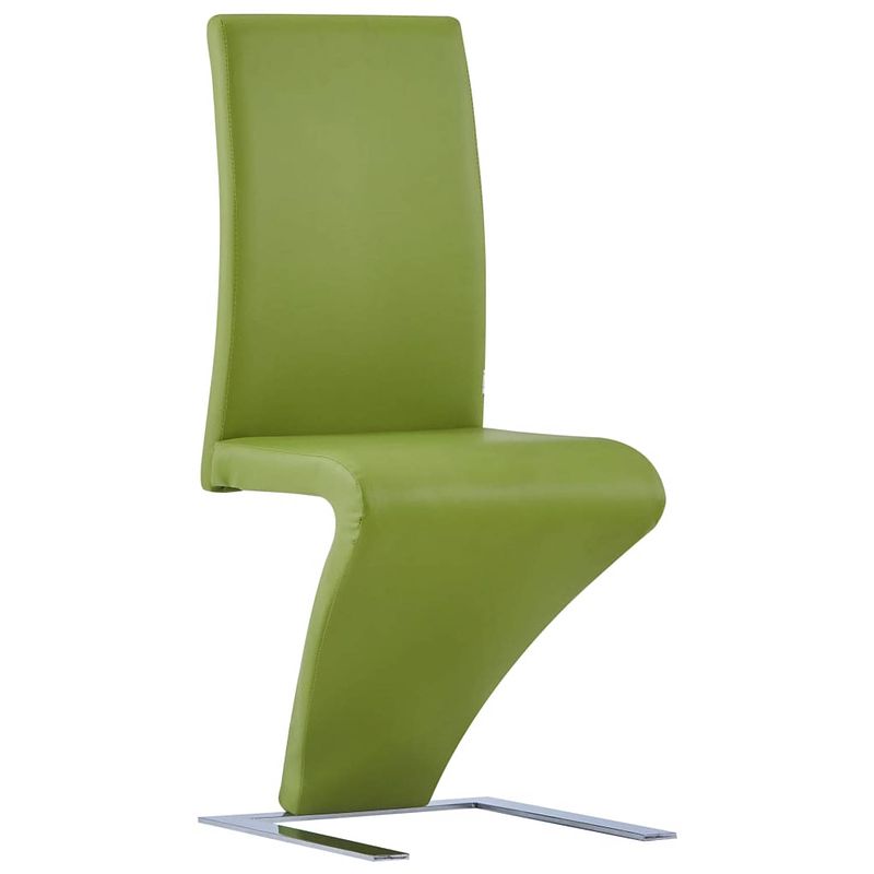 Foto van The living store eetkamerstoelen - eetstoelen - 44 x 58 x 99 cm - groen