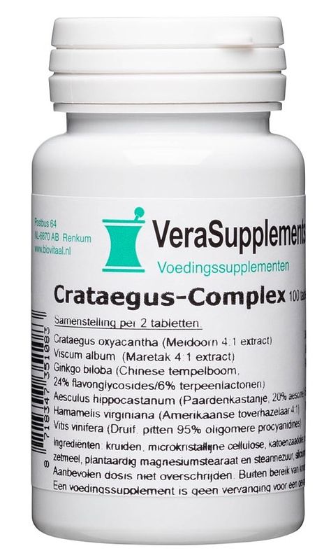 Foto van Verasupplements crataegus-complex tabletten