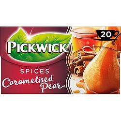 Foto van Pickwick spices caramelised pear zwarte thee 20 stuks bij jumbo