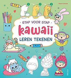 Foto van Stap voor stap kawaii leren tekenen - paperback (9789044763935)