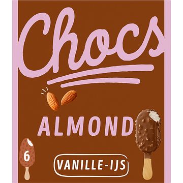 Foto van Jumbo chocs amandel 6 stuks 600ml