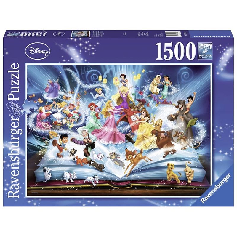 Foto van Ravensburger puzzel disney magisch sprookjesboek - 1500 stukjes