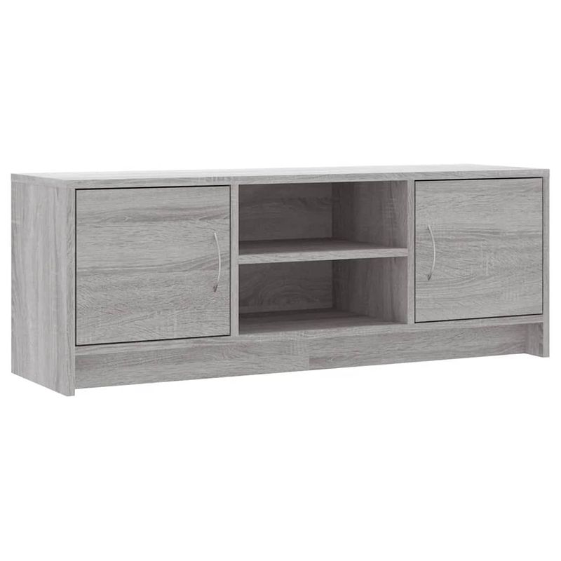 Foto van Vidaxl tv-meubel 102x30x37,5 cm bewerkt hout grijs sonoma eikenkleurig