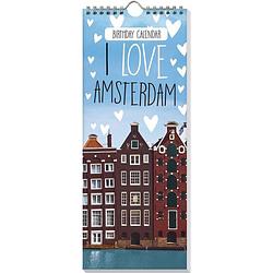 Foto van I love amsterdam verjaardagskalender - 13 x 33 cm