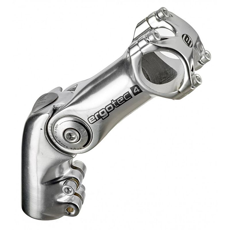 Foto van Ergotec stuurpen voorbouw verstelbaar octopus 2 28,6/90/31,8mm zilver