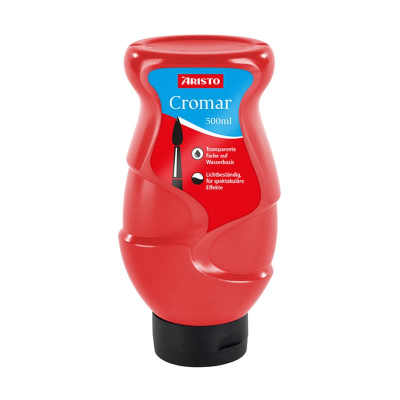 Foto van Verf aristo cromar 500ml briljant rood