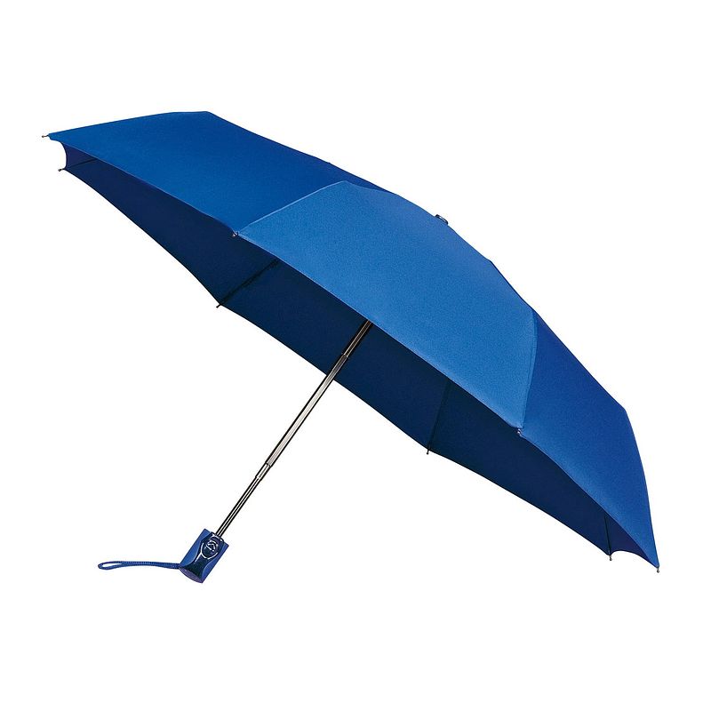 Foto van Impliva paraplu minimax auto open en close 100 cm blauw