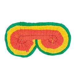 Foto van Boland blinddoek piñata papier rood/geel/groen one-size
