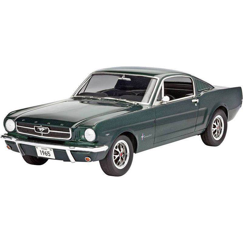 Foto van Revell 07065 1965 ford mustang 2 + 2 fastback auto (bouwpakket) 1:24