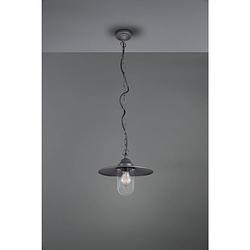 Foto van Vintage hanglamp brenta - metaal - grijs