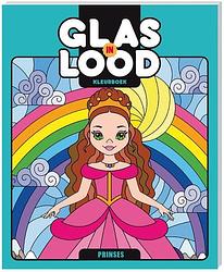 Foto van Glas-in-lood kleurboek prinses - paperback (9789464324013)