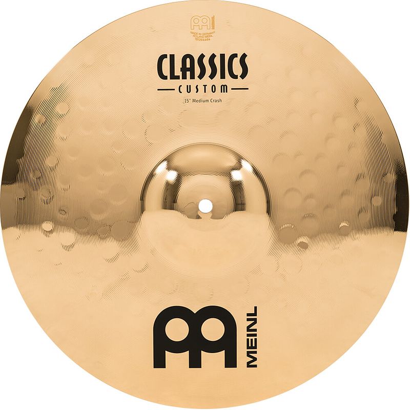 Foto van Meinl cc15mc-b classics custom 15 brilliant medium crash bekken