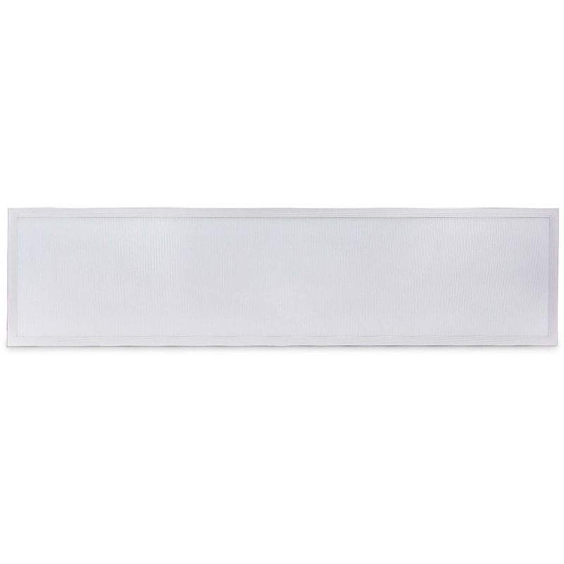 Foto van Led paneel - aigi hyron - 30x120 - aanpasbare kleur cct - 40w - inbouw - vierkant - mat wit - aluminium - flikkervrij