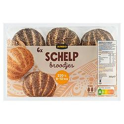 Foto van Jumbo schelpbroodjes 6 stuks