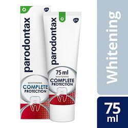 Foto van Parodontax complete protection whitening tandpasta tegen bloedend tandvlees 75ml bij jumbo
