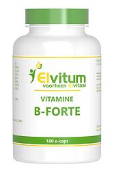 Foto van Elvitum vitamine b-forte gistvrij vegicaps