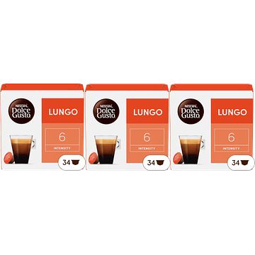 Foto van Nescafe dolce gusto lungo 3 x 34 stuks bij jumbo