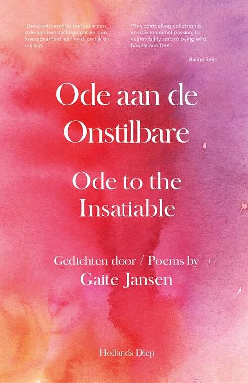 Foto van Ode aan de onstilbare - gaite jansen - paperback (9789048869046)