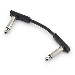 Foto van Rockboard flat patch cable mono jack haaks 5 cm