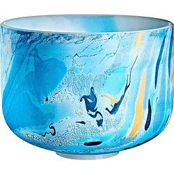 Foto van Meinl mcsb10a sonic energy marble crystal singing bowl klankschaal 10 inch, noot a4